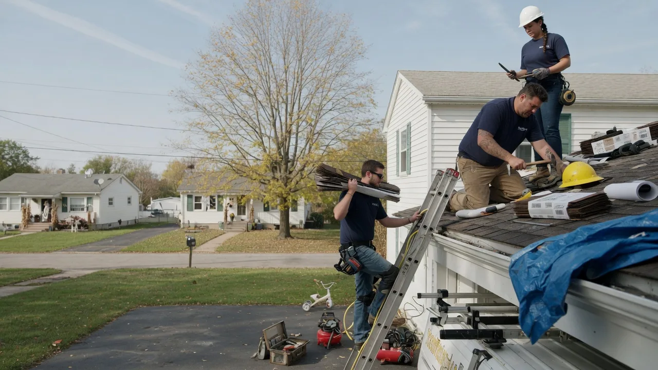 Local Roofing Contractors in Parkersburg, IL near me